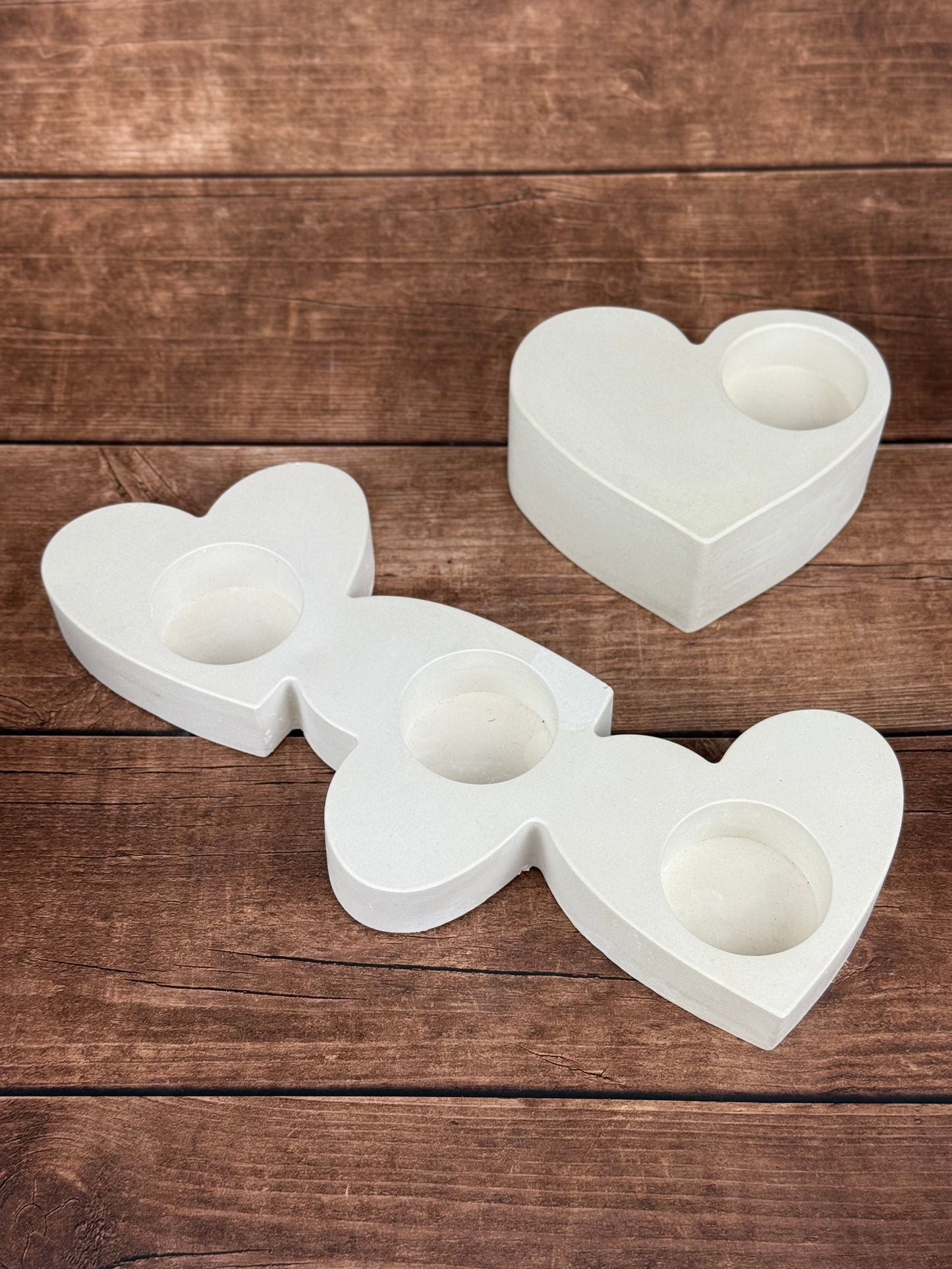 Kerámia szív mécsestartó