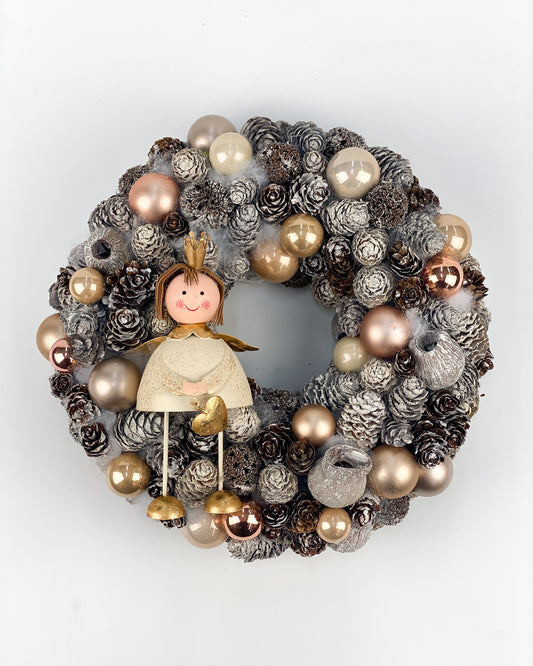 Fém angyalkás kopogtató